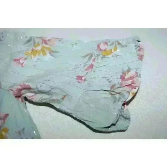 Oshkosh Floral Metallic Thread Ruffled Layered Boho Girls Toddlers Dress Size 2T - Picture 9 of 16